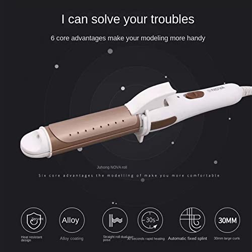 Erwarzy 2-In-1 Curling Wand & Titanium Flat Iron Hair Straightener Adjustable Temp Negative Ion Flat Iron With Titanium Plates 15S Fast Heating,Gift For Girls Women (Gold) #TOP2