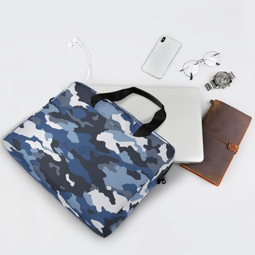 Funda Bandolera para Portátil 15.6" Azul Camuflado miniatura 7