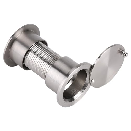 Türspion 28 Mm Breiter Betrachtungswinkel Türspion groß mit Strapazierfähiger Sichtschutzabdeckung für Home Office Hoteltür 35 Mm-60 Mm (Drahtziehen)
