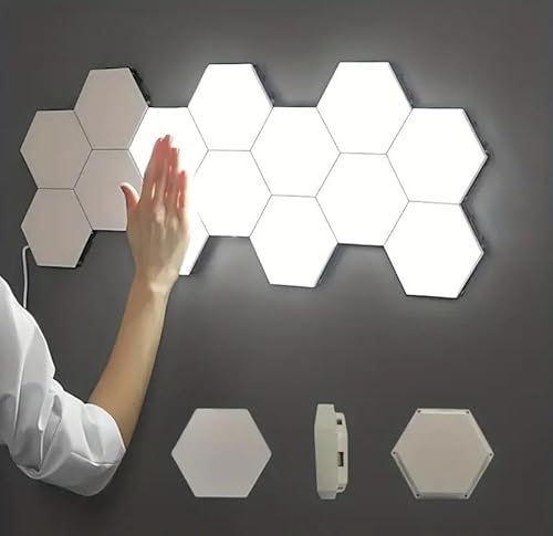 ZHENGE Hexagonal LED Wall Light 6 Pack