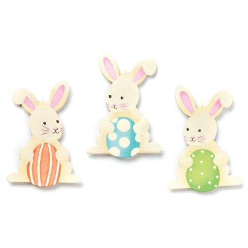 Embellish Your Story Easter Bunny w/ Egg Magnets - Set of 3 Assorted - Embellish Your Story Roeda 101401-EMB by Demdaco