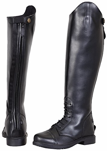 TuffRider Kid's Starter Back Zip Field Boots in Synthetic Leather2