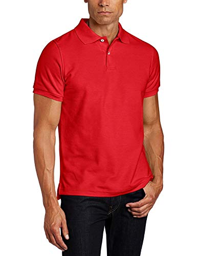 Lee mens Classic Polo Shirt, Red, XX-Large US