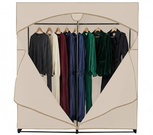 HOLDN’ STORAGE Portable Wardrobe Closet, 65 LBs Large Capacity