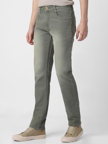 Image of Neostreak Men's Regular Fit Heavy Washed Jeans Stretchable