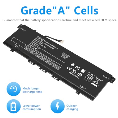 Image of Fancy Buying KC04XL TPN-W133 TPN-W136 Laptop Battery for HP Envy X360 13-AG 13z-AG 13m-AG 13-AR 13-AH 13-AQ 13M-AQ 13T-AQ L08496-855 L08544-1C1 L08544-2B1 HSTNN-DB8P HSTNN-IB8K L08496-855 KC04053XL