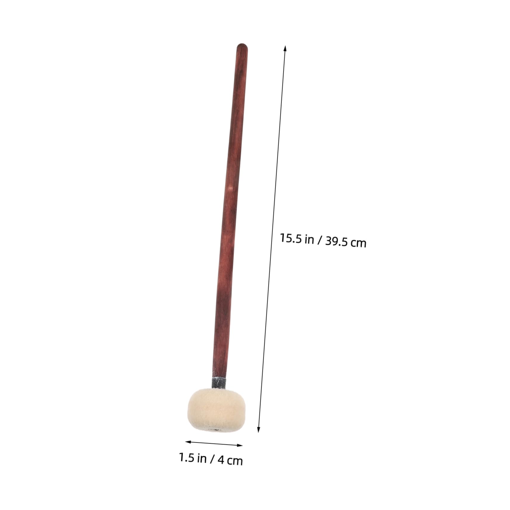 ibasenice 10stücke Holzgriff Drum Mallets Mit Filzkopf Für Percussion-übungen Und Professionelle Anwendungen Langlebig Und Komfortabel Für Schlagzeug Und Marschtrommel