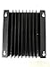 KB ELECTRONICS 9861 7 INCH Auxiliary HEATSINK, Black Anodized Aluminum, for L Bracket and KBMD Controls, HEATSINK, Keyhole MOUTING Slots