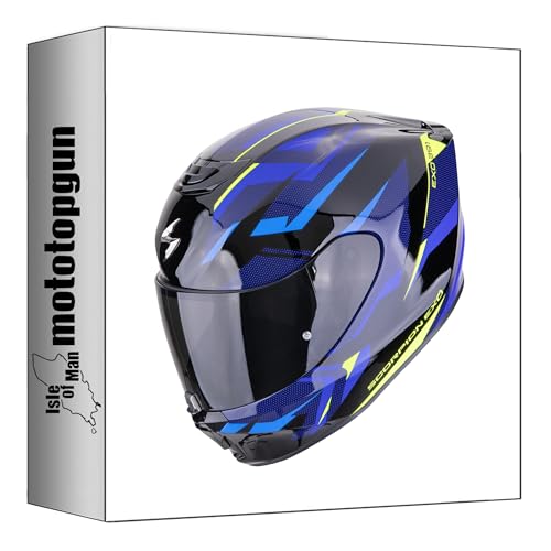 Casque Scorpion intégral EXO-391 AAXO aux finitions soignées noir bleu S