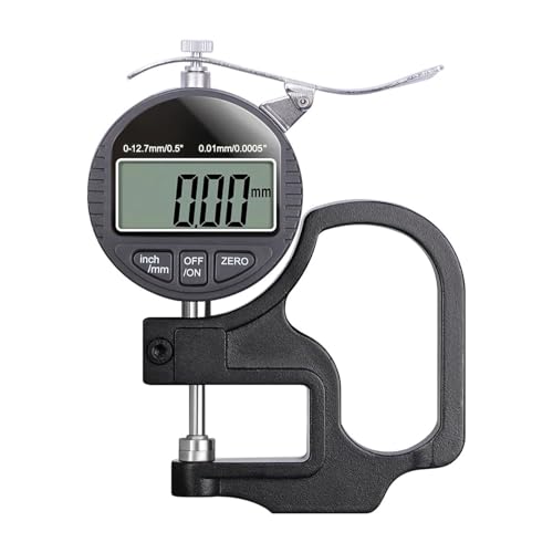 Micromètre de précision 12,7 mm avec affichage digital et résolution de 0,01 mm