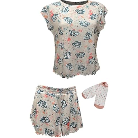 Richard Leeds Womens Kellogg's Pop Tarts Shortie Pajama with Socks (X-Large) Cover