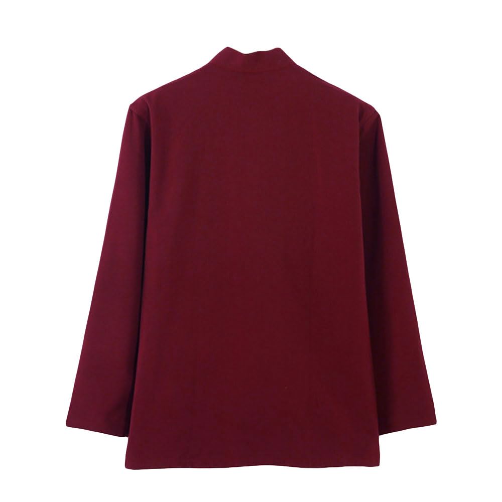 G-LIKE Chemise chinoise pour homme - Arts martiaux traditionnels Kung Fu, Tai Chi Wushu Classique Tangzhuang Style Classique Manches Longues Veste d'entraînement Uniforme Printemps Automne Loisirs