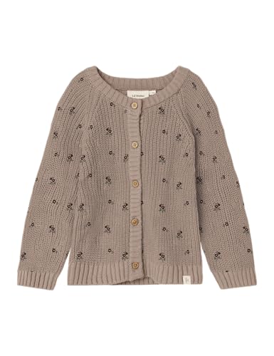 Gilet fille Lil' Atelier anti-irritation en maille douce à broderies