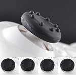 Replacement Silicone Analog Controller Joystick Thumb Stick Grip Caps Protect Cover for Ps3 / Ps4 / Xbox 360 / Xbox One Game Controllers 5 Pair/10 Pcs (Black)