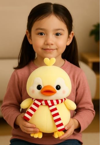 Image of SCOOBA Penguin Soft Toy 20 cm (Yellow Penguin with Scarf)