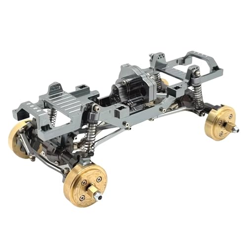 RC��������̎� For FMS XQ For FCX24 1/24 ���^??���A�b�v�O���[�h �f���A���X�s�[�h�M�A�{�b�N�X �t���t���[�� �����[�g�R���g���[���J�[�A�N�Z�T���[(Gray)