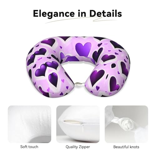 Almohada de cuello de espuma viscoelástica lavable miniatura 4