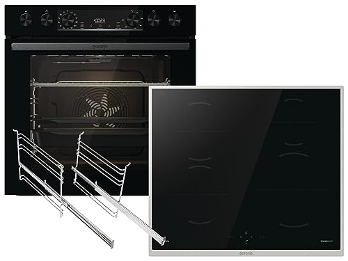 Gorenje Red Pepper Set SIB Einbauherd BCSI6737E06BG + Induktionskochfeld GI6400BX