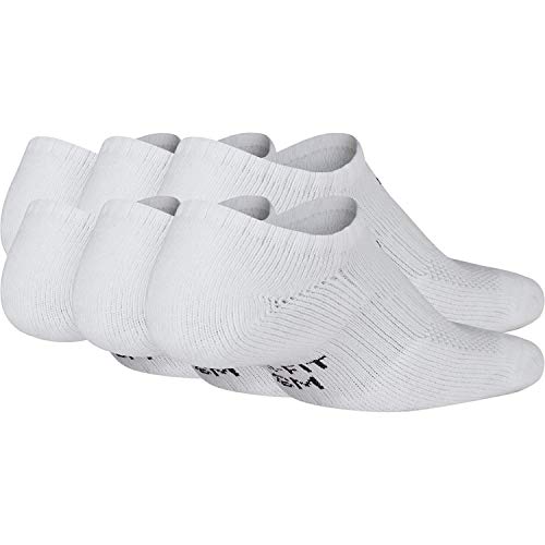 Image of Nike Unisex Kids' Everyday Cushioned No-Show Socks (6-Pack) | Boys and Girls