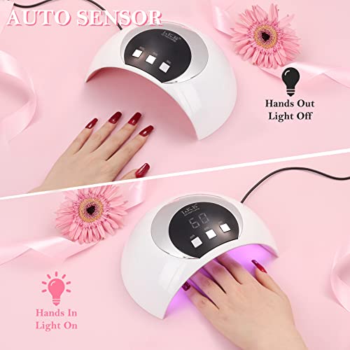 Wisdompark S5 Uv Led Nail Lamp, 54W Uv Light For Gel Nails thumb #2