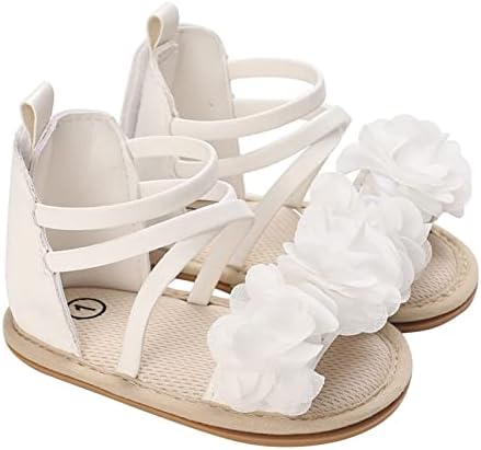 Sandals Girls Summer Bowknot Pearl Crystal Sandals Roman Sandals Princess Shoes Baby Summer Sandals Crawling Shoes Roman Sandals Princess Shoes Ankle Strap Sandals