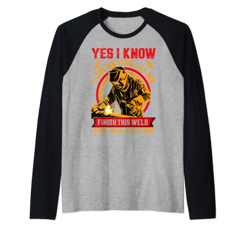 Soldador Soldadura Divertido Dicho Soldadura Camiseta Camiseta Manga Raglan