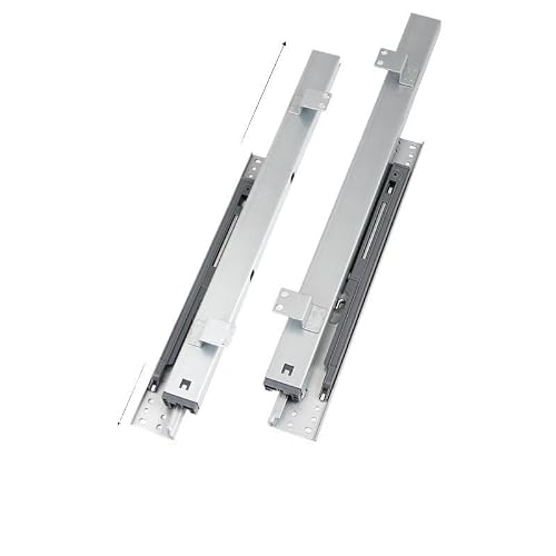 Dongling 310Mm Drawer Runners Folding Pull-Out Bottom Mounted Linear Track Jewelry Cabinet Hidden Drawer Slide(310Mm)