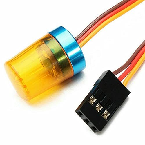 Luz estroboscópica intermitente, modelo RC carro caminhão luzes estroboscópicas LED alarme piscando