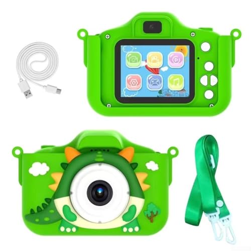 Fotocamera digitale per bambini 1080P con doppio obiettivo per foto da 48 MP e registrazione video 1080P, schermo IPS da 2 0 pollici con effetti di colore, batteria ricaricabile con ricarica USB (blu
