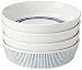 Royal Doulton Pacific Round Serving Mixed Patterns Dishes Plate (Set of 4), 6.3", Multiple