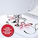 SINGER SE9180 Sewing & Embroidery Machine | 250 Built-in Stitches, 150 Embroidery Designs, 10 Fonts, 1-Step Buttonhole, 7