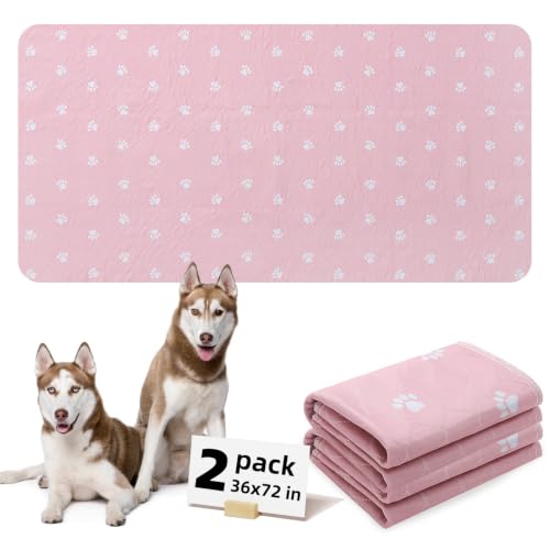 PUPTECK Washable Pee Pads for Dogs, Reusable Puppy Potty Training Mat