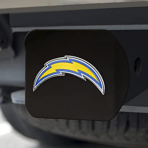 FANMATS 22607 Los Angeles Chargers Black Metal Hitch Cover - 3D Color Emblem by FANMATS - Image 4