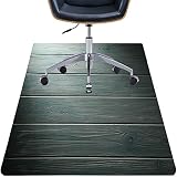 Plank Desk Chair Mat, Wood Panel Style Texture, Desk Chair Mat for Home Office Hardwood Floor, Multi