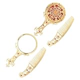 Miroir à main de style vintage : l'aspect motif vintage, vous pouvez l'emporter avec vous, que ce soit une fête, un voyage ou un pique- !, miroirs à main vintage