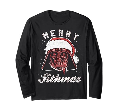 Star Wars Vader Merry Sithmas t-shirt manches longues pour Noël en famille
