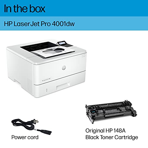 Hp 2Z601F#BGJ Laserjet Pro 4001Dw Wireless Black & White Printer thumb #4