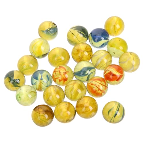 BESPORTBLE Glass Beads Toys Marbles Sets 1 Bag of Replacement Beads Marble Balls Multi-Sizes for Boys and Girls Adults