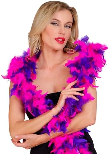 Boa di Piume per Feste a Tema - Lunghezza 180 cm - W WIDMANN MILANO 
