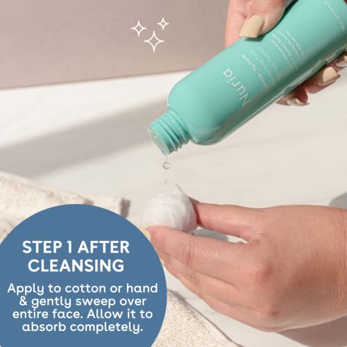 Nuria - Hydrate Moisturizing Facial Toner, Aloe Vera Toner For All Skin Types, With Mallow Root, Chamomile, Rose Oil, And Glycerin, 180Ml/6.1 Fl Oz #TOP4