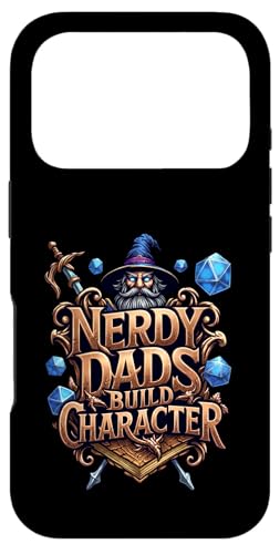 Nerdy Dads Build Character Funny RPG Dice Tabletop Gamer �X�}�z�P�[�X iPhone 17 Pro �p