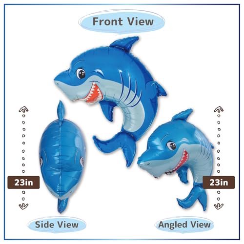 Ballons hélium créature marine extra large anti-fuite pour décorer une salle sans stress