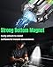 Pawfly 4 Pack Clip-on Flashlight, LED Rechargeable Hat Clip Light, Cap Lights Clip-on with COB Side Light, Ultra Bright Cap Lights Clip on Hat for Fishing Camping & Hiking