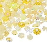 Matériaux de qualité supérieure : fabriquées à partir de résine de haute qualité, ces breloques en forme de fleur sont durables et légères, parfaites pour tous vos besoins de fabrication de bijoux, y compris les bracelets, colliers, boucles d'oreilles et décorations d'étuis de téléphone.