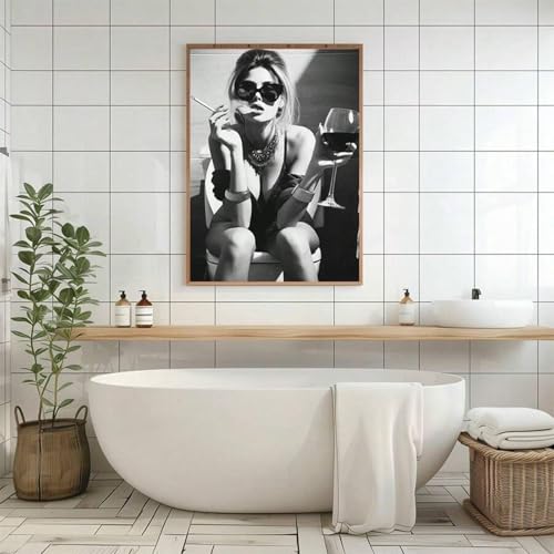 Affiches sur toile modernes pour transformer un mur vide de toilettes - 6