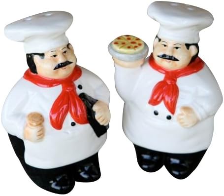 Gourmet Master Italian Chefs Salt and Pepper Shakers