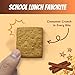 MJM Cinnamon Graham Crackers - Case of 50 Packs | Wholesome and Flavorful Snack | Perfect for Any Occasion | Healthy and Satisfying