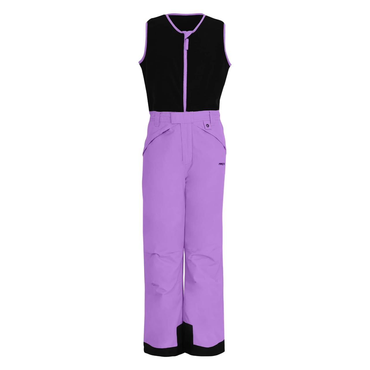 Arctix Kids Limitless Fleece Top Bib Overalls, Purple, X-Small — view 17