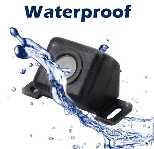 Image of Backup HD Camera Rear View License Plate Night Vision Waterproof Compatible with Kenwood Car Radio DDX26BT DDX340BT DDX376BT DDX396 DMX125BT DMX907S DMX7705S DMX7706S DNX6990HD