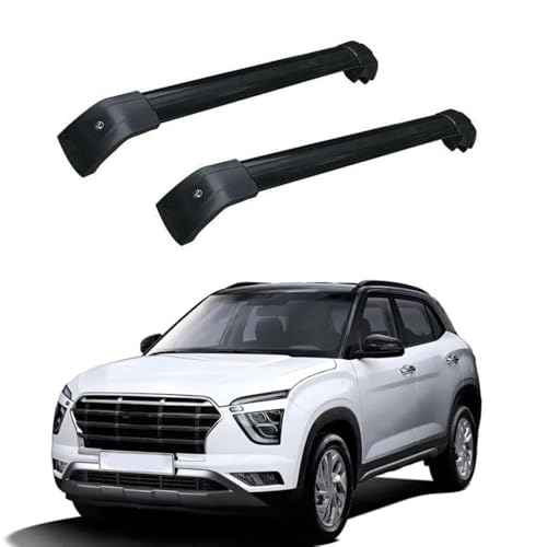 ZHAODG Barre Portapacchi per Auto, per Hyundai Creta IX25 2016-2021 Barre PORTATUTTO, portabiciclette, Barre trasversali da Tetto,Bagagli Trasporto Rack, Auto Accessori